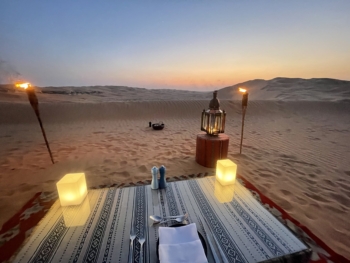 Qasr Al Sarab Desert Resort by Anantara - Dinner at the Desert - 02