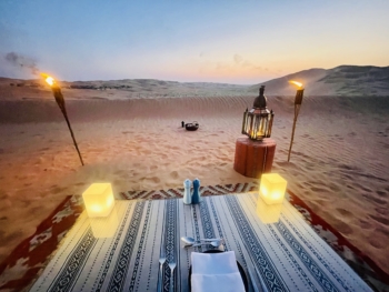 Qasr Al Sarab Desert Resort by Anantara - Dinner at the Desert - 03